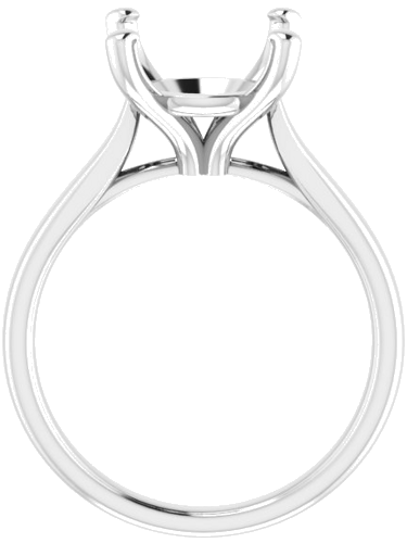Sužadėtuvių Žiedas „Solitaire“ 950 Platinos Round 11mm (2)