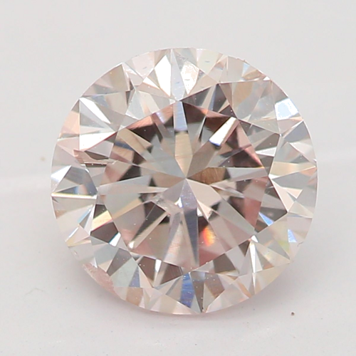 1.0 carat Very Light  Pink-SI2 GD cut Natūralus Round Deimantas (1)