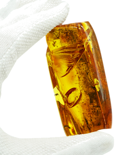 49,90 g Amber Nugget with inclusion (1)