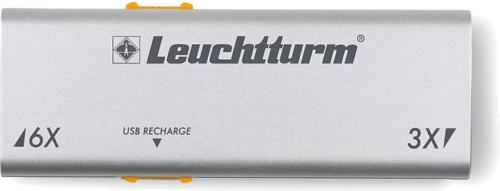 Duplex padidinimo stiklas (3x ir 6x) su LED USB įkrovikliu (2)