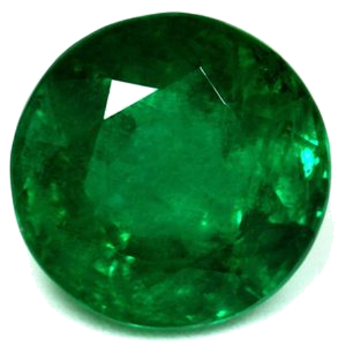 3.53 carat GREEN Round Smaragdas (1)