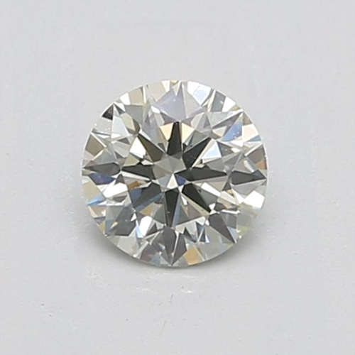 0.52 carat Fancy Yellowish Green-SI1 GD cut Natūralus Round Deimantas (1)