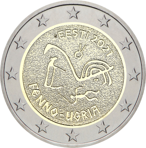 2021 Estonia Finno-Ugric nations 2 euro coin (1)