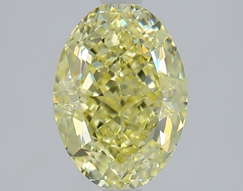 1.6 carat Fancy Yellow-VVS2 Natūralus Oval Deimantas (1)