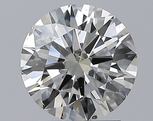 2.01 carat I-SI2 Excellent cut Natūralus Round Deimantas (1)