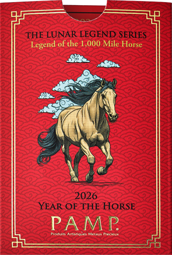 1 oz Collectible Investment Gold Bar Year of the Horse PAMP (6)