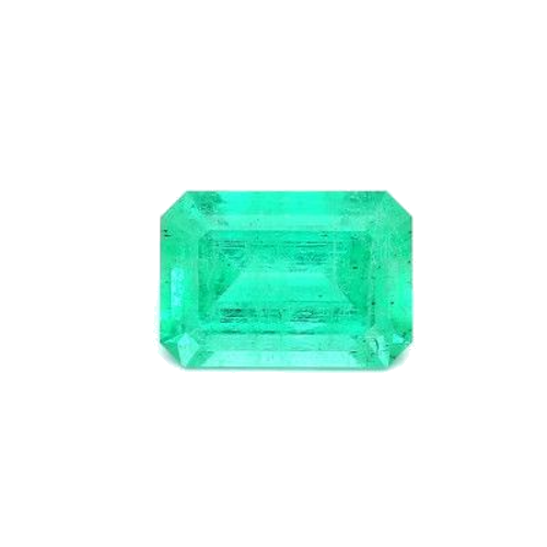 3.31 carat GREEN STEP cut Octagonal Smaragdas (1)