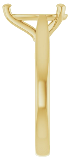 Sužadėtuvių Žiedas „Solitaire“ 585 Geltonojo Aukso Pear Shape 10mm x 7mm (4)