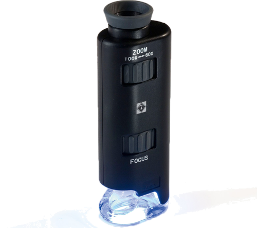 Карманный микроскоп Zoom 60х - 100х (1)