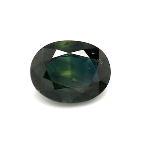 2.25 carat GREEN BRILLIANTSTEP cut Oval Safyras (1)