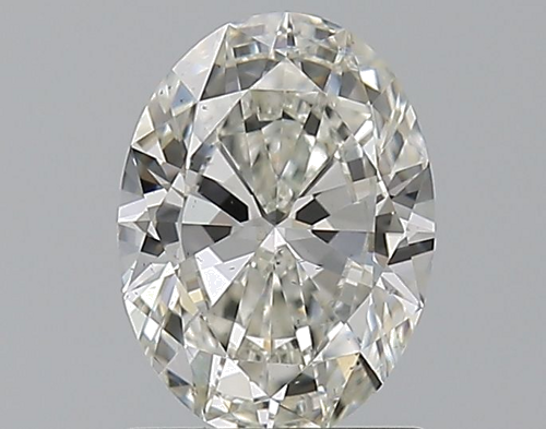 1.01 carat H-VS2 Natūralus Oval Deimantas (1)
