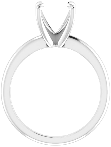 Sužadėtuvių Žiedas „Solitaire“ 585 Baltojo Aukso Square 6mm (2)