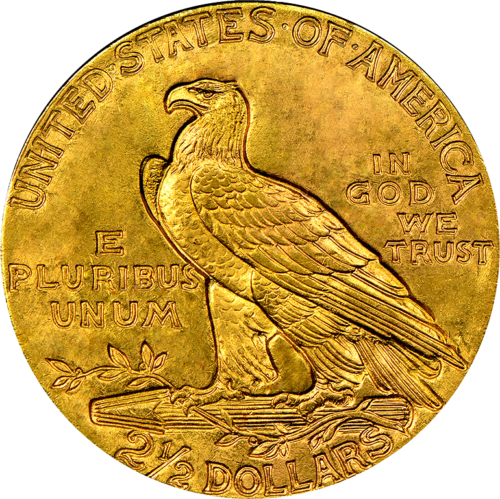 2.50 dolerių Indėnas JAV auksinė moneta (2)
