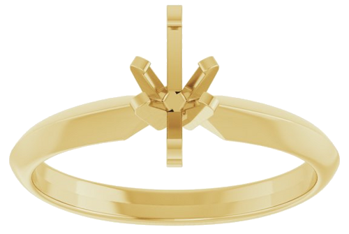 14K Yellow 7x4 mm Marquise Solitaire Engagement Ring Mounting (3)