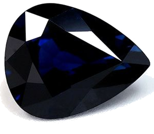 2.72 carat BLUE Pear Safyras (1)