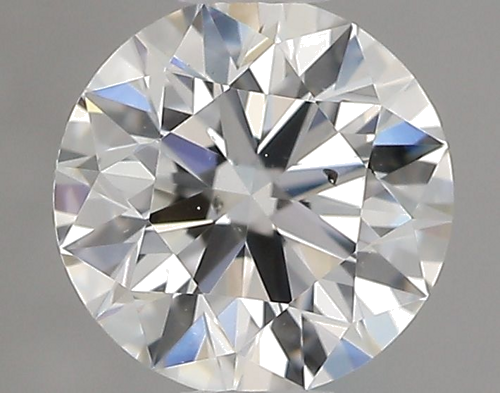 0.5 carat F-SI1 Excellent cut Natūralus Round Deimantas (1)