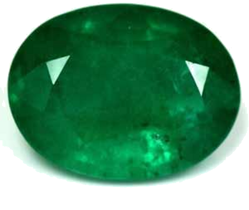 3.25 carat GREEN Oval Smaragdas (1)