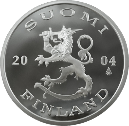 1 кг. Мечка, Върколак, Вълк, Рис 2004 Финландия сребърен медал (2)