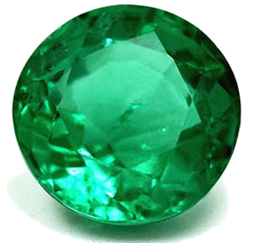 3.08 carat GREEN Round Smaragdas (1)