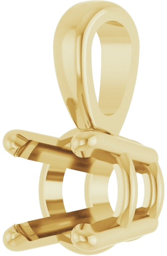 Pakabukas „Solitaire“ 417 Geltonojo Aukso Round 4.5mm (2)