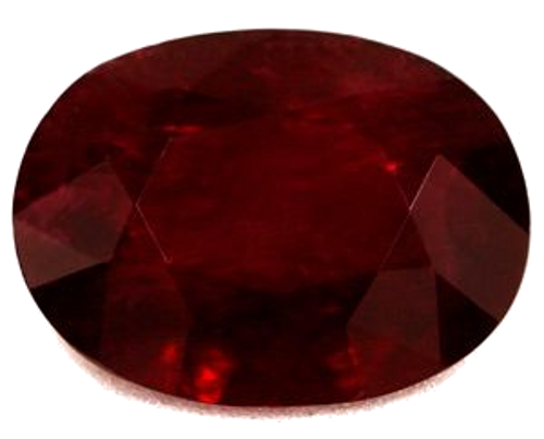 1.3 carat RED Oval Rubinas (1)