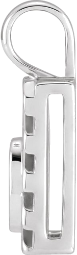 Pakabukas „Grooved Bezel-Set“ 925 Sidabro Oval 6mm x 4mm (2)