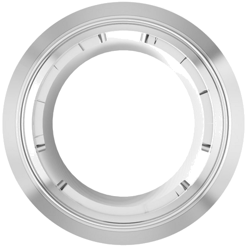 Pakabukas „Round Bezel-Set Slide“ 950 Platinos Round 5.2mm (1)