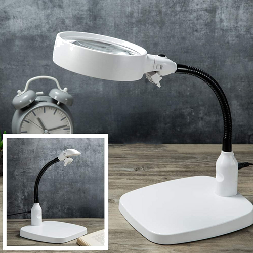 Desktop Lamp-Magnifying Glass 10x (8)