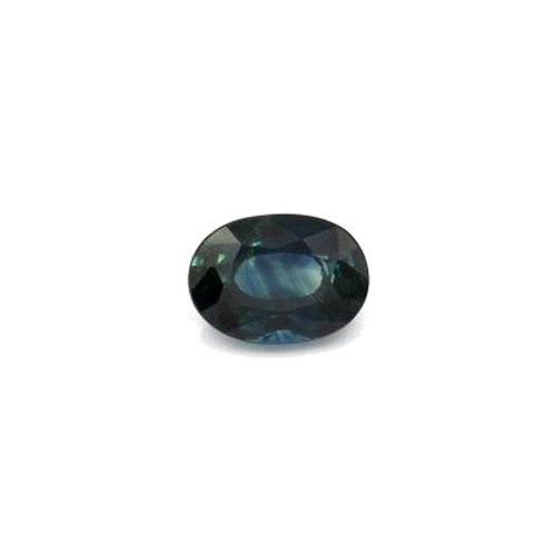 1.18 carat BLUE BRILLIANTSTEP cut Oval Safyras (1)
