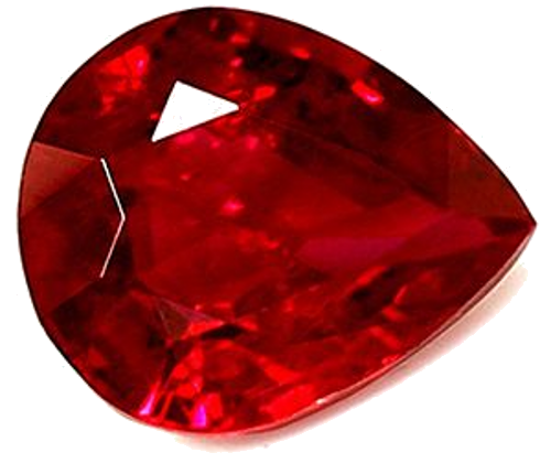 0.68 carat RED Pear Rubinas (1)