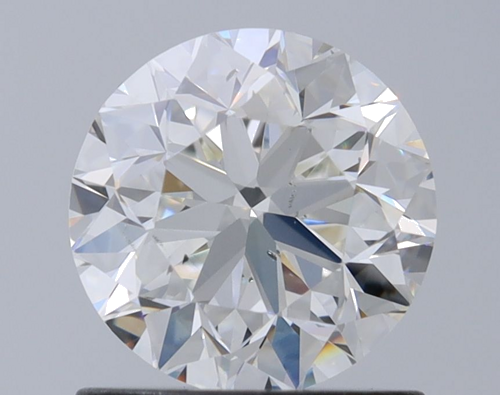 1.03 carat H-SI1 Very Good cut Natūralus Round Deimantas (1)