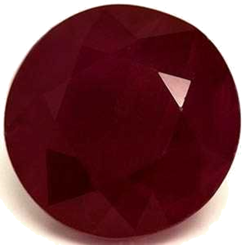 2.06 carat RED Round Rubinas (1)