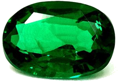 1.41 carat GREEN Oval Smaragdas (1)
