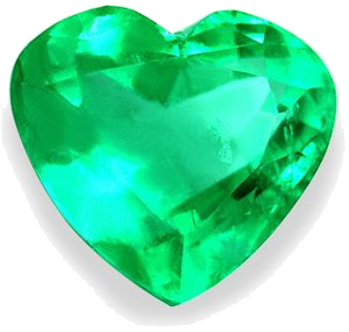 3.47 carat GREEN Heart Smaragdas (1)