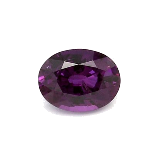 1.1 carat PURPLE BRILLIANTSTEP cut Oval Safyras (1)