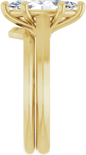 14K Yellow 12x6 mm Marquise Solitaire Engagement Ring Mounting (9)