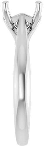 Sužadėtuvių Žiedas „Solitaire“ 585 Baltojo Aukso Cushion 7mm (4)