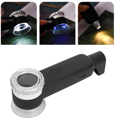 Многофункциональная лупа для анализа минералов 30x (11)