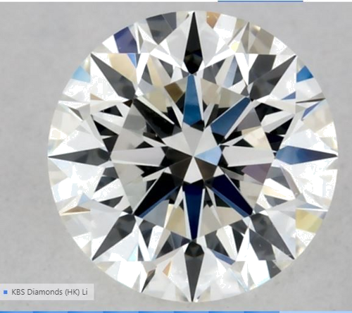 0.33 carat H-SI1 Excellent cut Natūralus Round Deimantas (1)