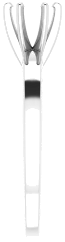 Sužadėtuvių Žiedas „Solitaire“ 585 Baltojo Aukso Round 5.4mm x 5.7mm (4)