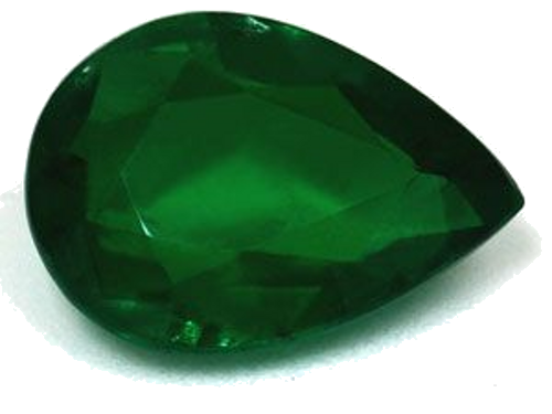 1.61 carat GREEN Pear Smaragdas (1)