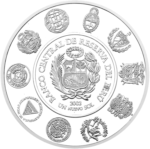 1 Sols Keramika 2002 Peru sudraba monēta (2)