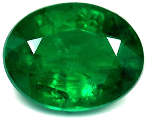 2.04 carat GREEN Oval Smaragdas (1)
