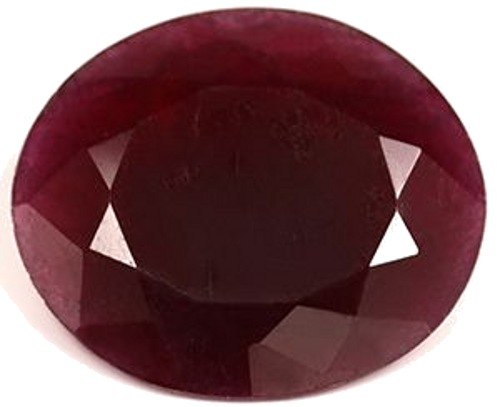 10.78 carat RED Oval Rubinas (1)