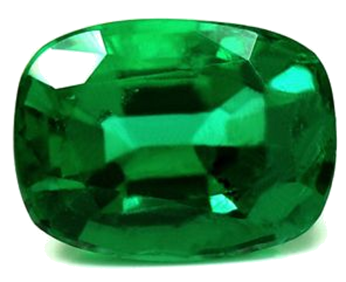 1.8 carat GREEN Cushion Smaragdas (1)