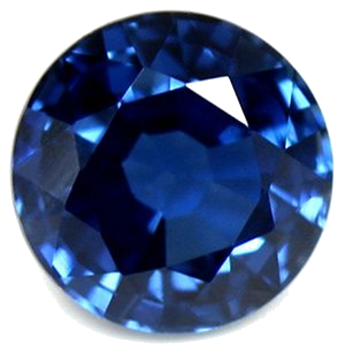 0.88 carat BLUE Round Safyras (1)