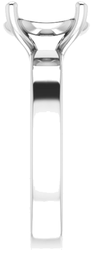 Sužadėtuvių Žiedas „Solitaire“ 950 Platinos Round 9.4mm (4)
