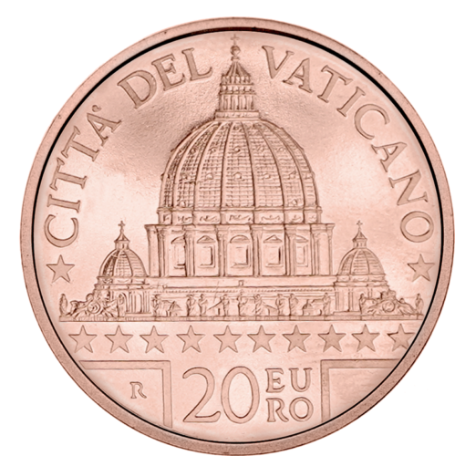 2022 Vatican St Peter's Basilica €20 coin (2)