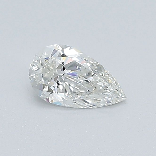 0.3 carat G-VS2 Natūralus Pear Deimantas (1)