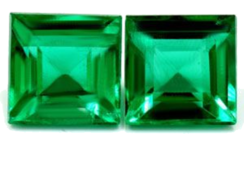 1.6 carat GREEN Square Smaragdas (1)